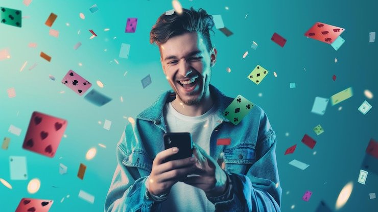 Membaca syarat bonus retro77 di ponsel